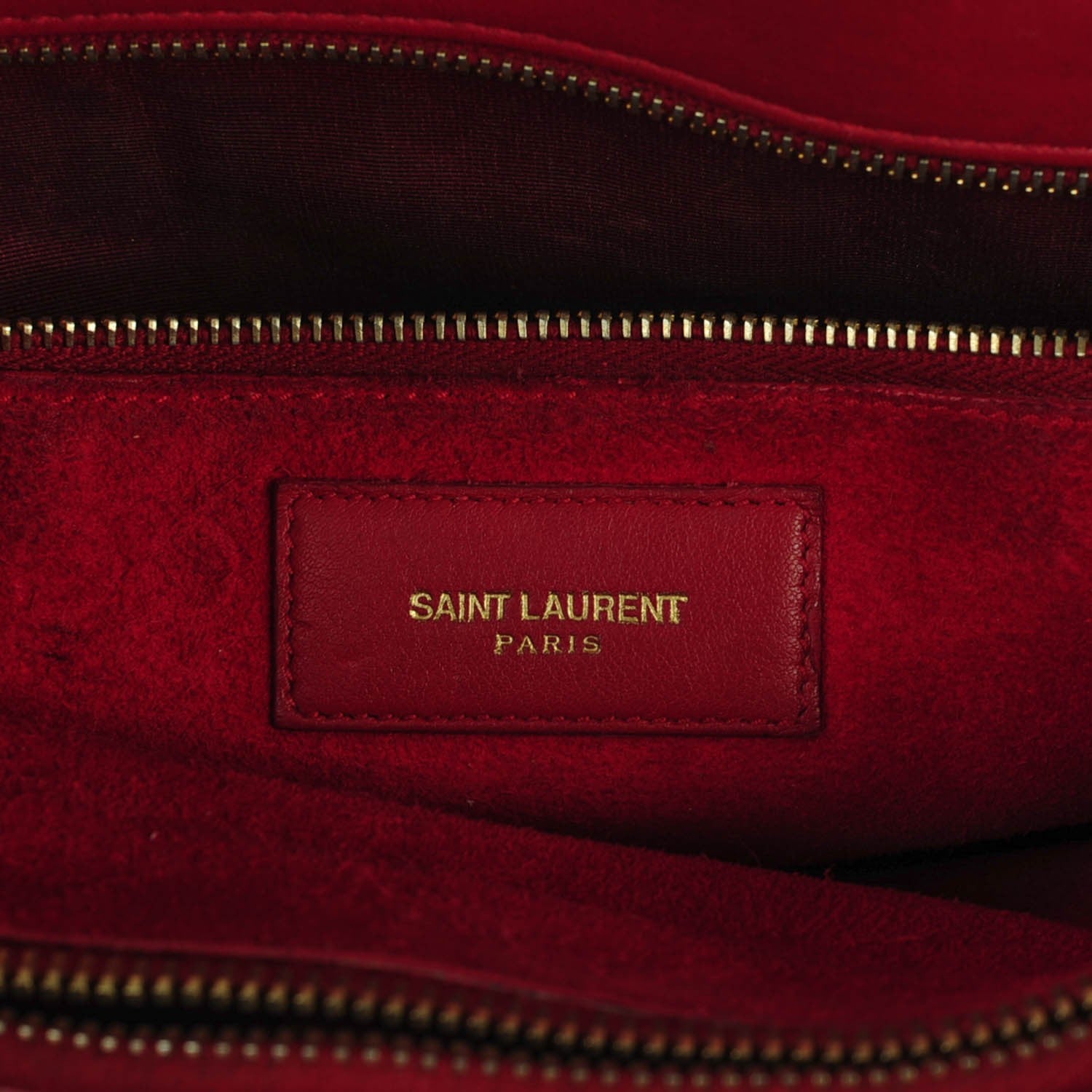Saint Laurent Calfskin Small Sac De Jour Lipstick Red 7 of 20