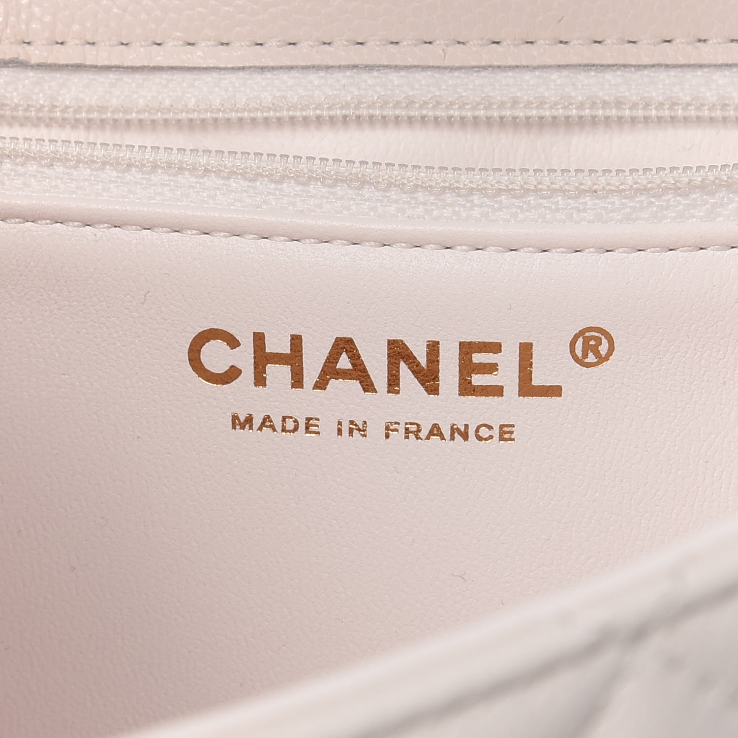 Chanel Caviar Quilted Medium Sweet Classic Flap White 8 of 11