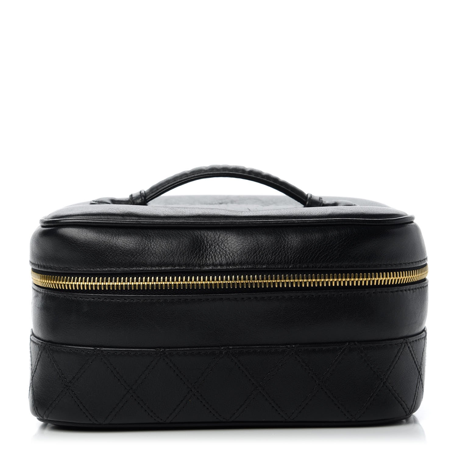 Chanel Calfskin Vanity Cosmetic Bag Black 1 of 10