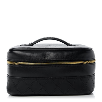Chanel Calfskin Vanity Cosmetic Bag Black 1 of 10