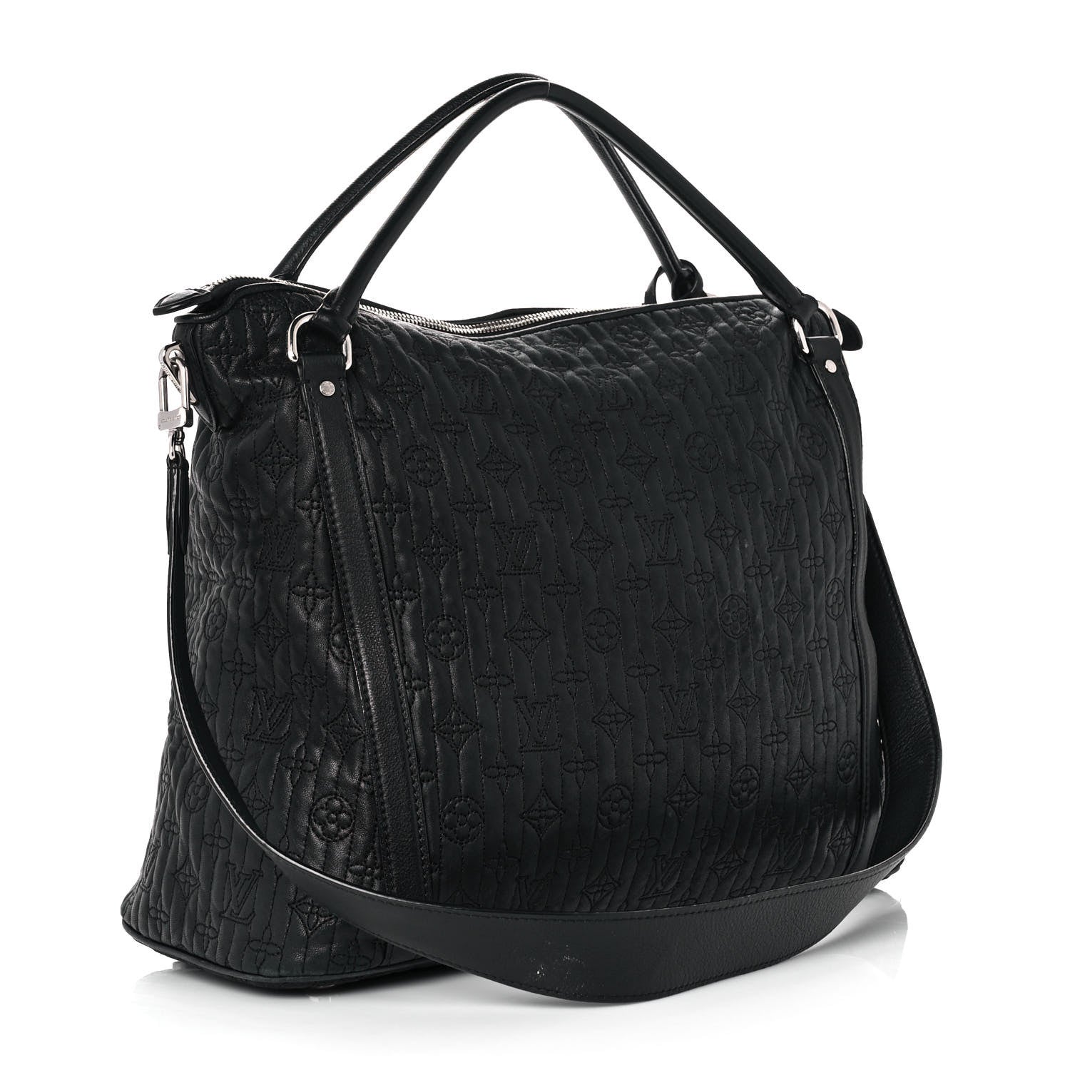 Louis Vuitton Monogram Lambskin Antheia Ixia PM Black 3 of 8