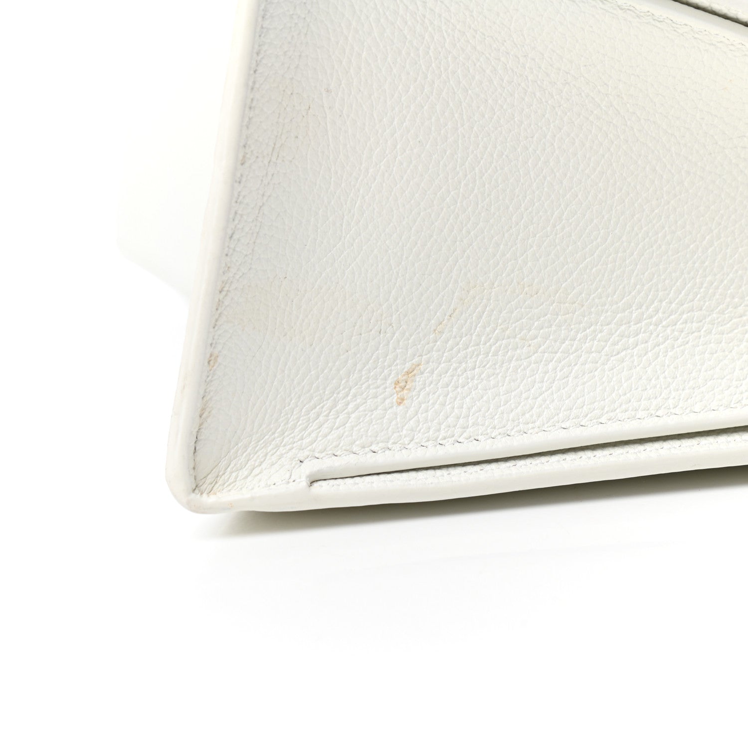 Balenciaga Grained Calfskin XS Hourglass East West Tote White 9 of 9