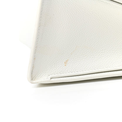 Balenciaga Grained Calfskin XS Hourglass East West Tote White 9 of 9