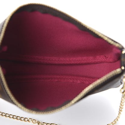 Louis Vuitton Monogram 2020 Christmas Animation Roller Coaster Mini Pochette Accessories Pivoine 4 of 6