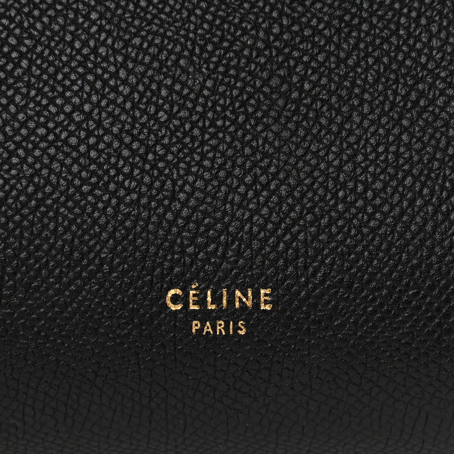 Grained Calfskin Micro Belt Bag Black