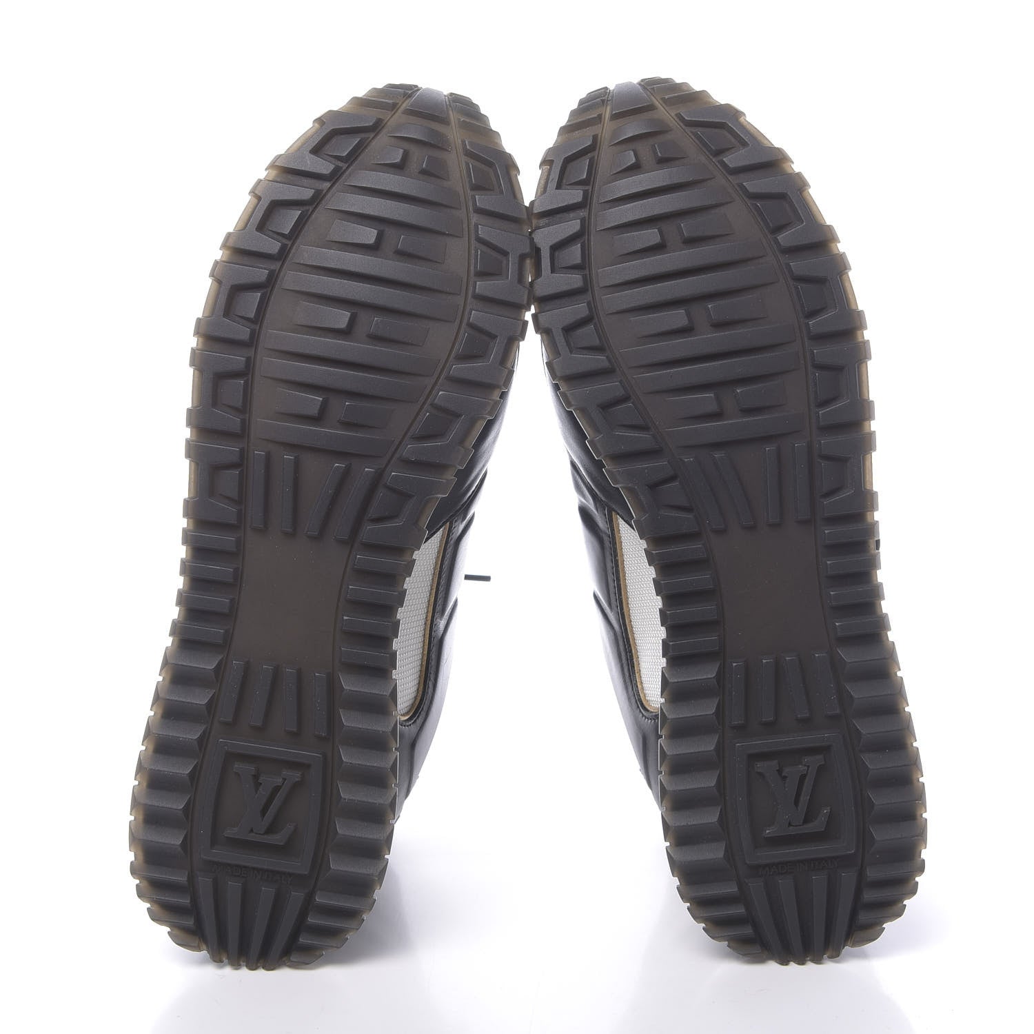 Louis Vuitton Calfskin Monogram Run Away Sneakers 39 Black 5 of 8