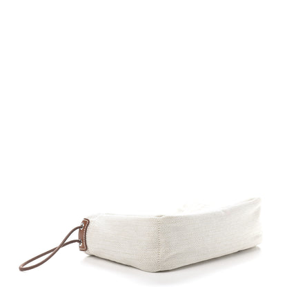 Hermes Canvas Barenia Fourbi 20 PM Pouch Naturel Fauve 4 of 7