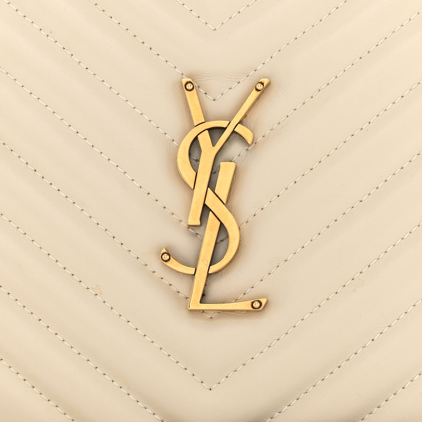 Calfskin Matelasse Monogram Lou Camera Bag Crema Soft