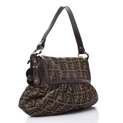 Fendi Zucca Medium Chef Shoulder Bag Tobacco 3 of 12