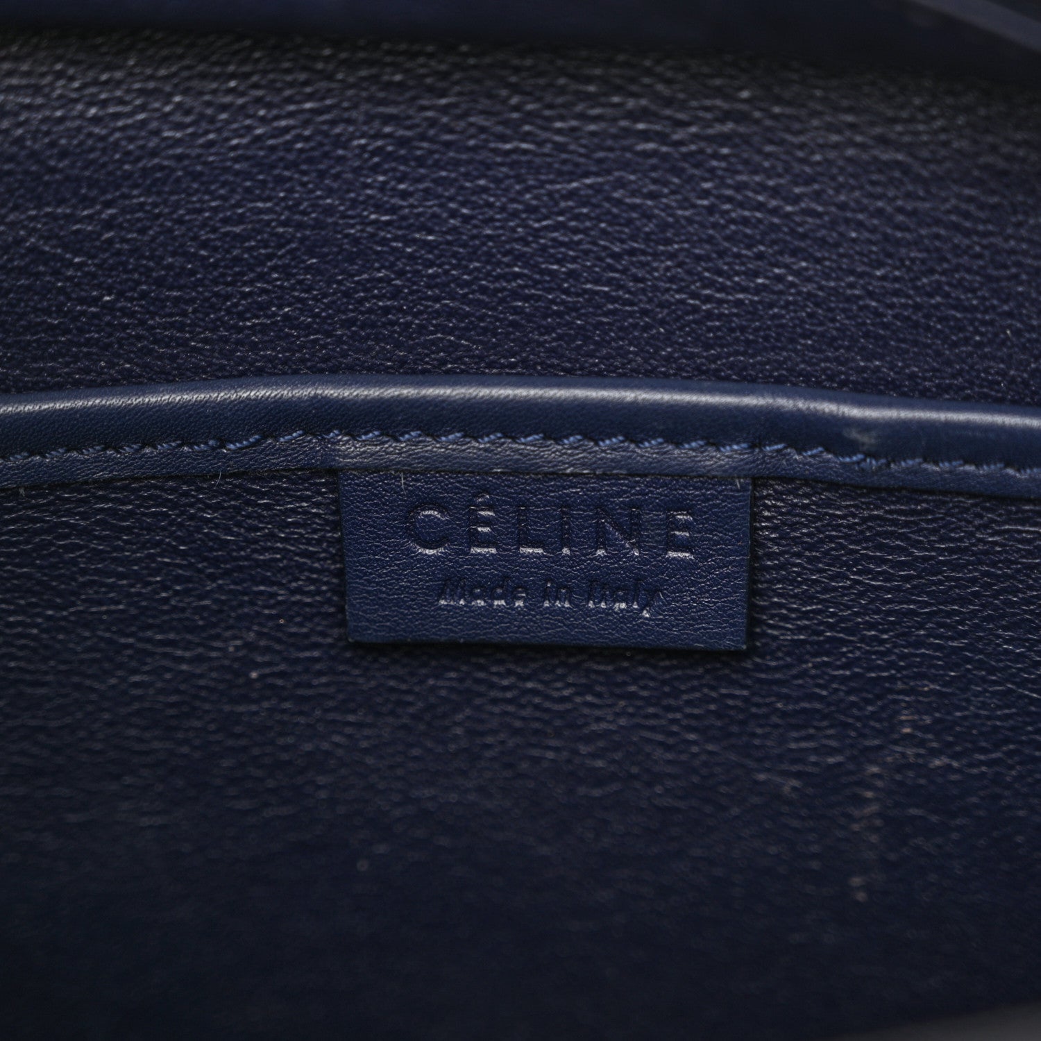 Celine Smooth Calfskin Nano Luggage Ink 6 of 15