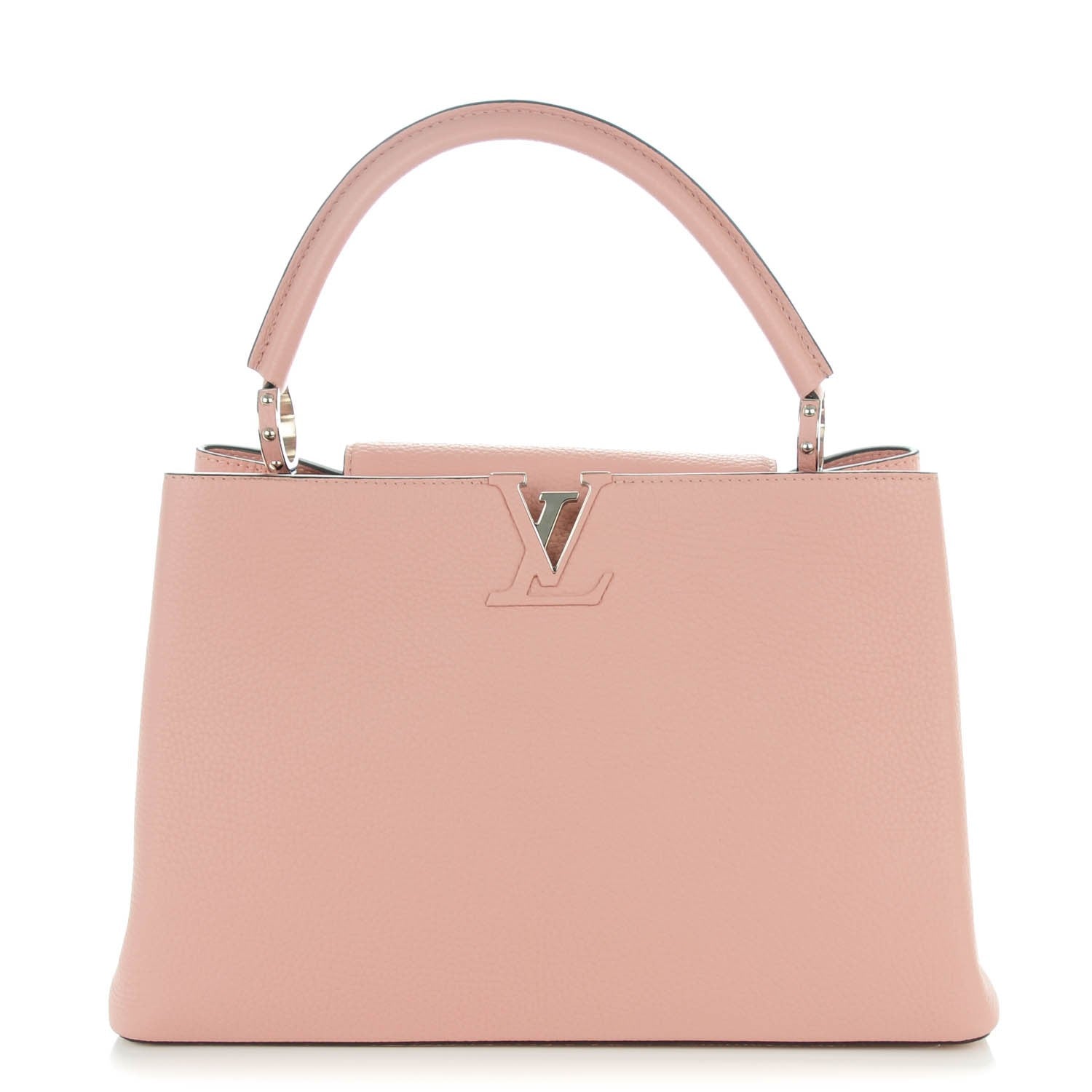 Louis Vuitton Taurillon Capucines MM Magnolia 1 of 7