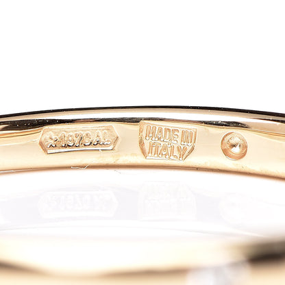 Bulgari 18K Yellow Gold Diamond Fedi Wedding Band Ring 48 4.5 6 of 6