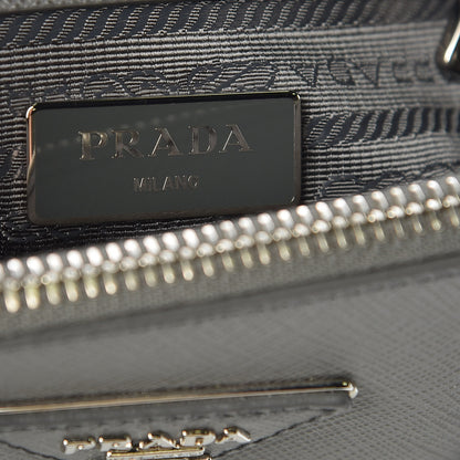 Prada Saffiano Mini Galleria Double Zip Tote Marmo 6 of 10