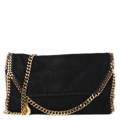 Stella McCartney Shaggy Deer Mini Falabella Shoulder Bag Black 1 of 8