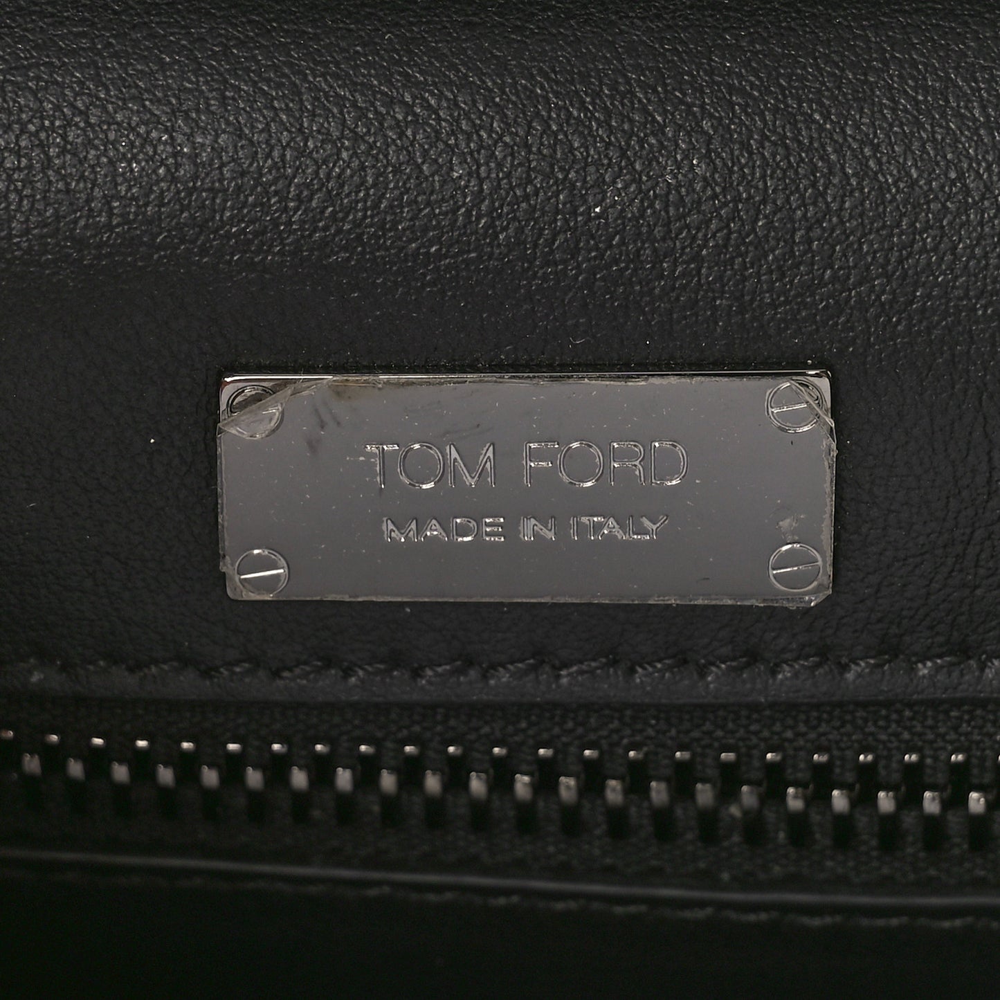 Snakeskin Natalia East-West Shoulder Bag Black