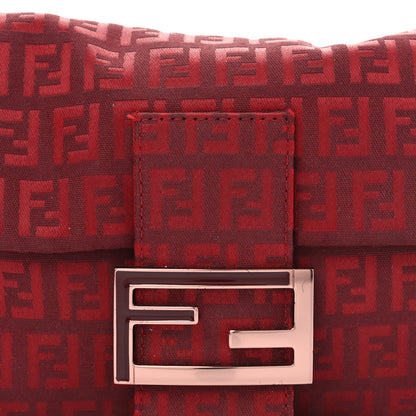 Fendi Zucchino Baguette Rosso 8 of 10