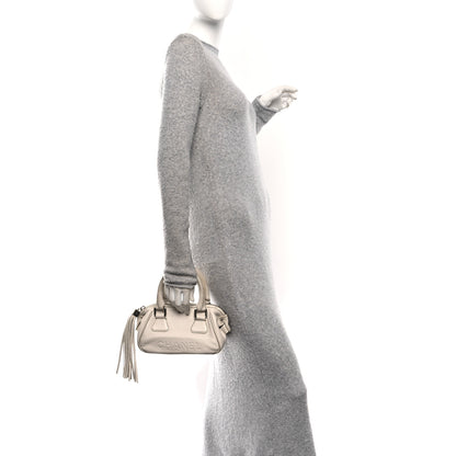 Chanel Calfskin Lax CC Small Bowler Bag White 2 of 11