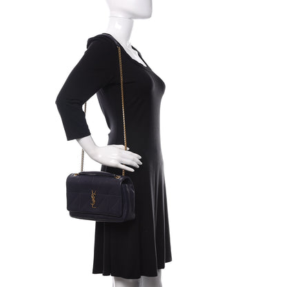 Saint Laurent Lambskin Patchwork Monogram Medium Jamie Dark Notte 2 of 13