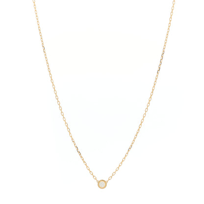 Cartier 18K Yellow Gold Diamond SM D'Amour Pendant Necklace 1 of 6