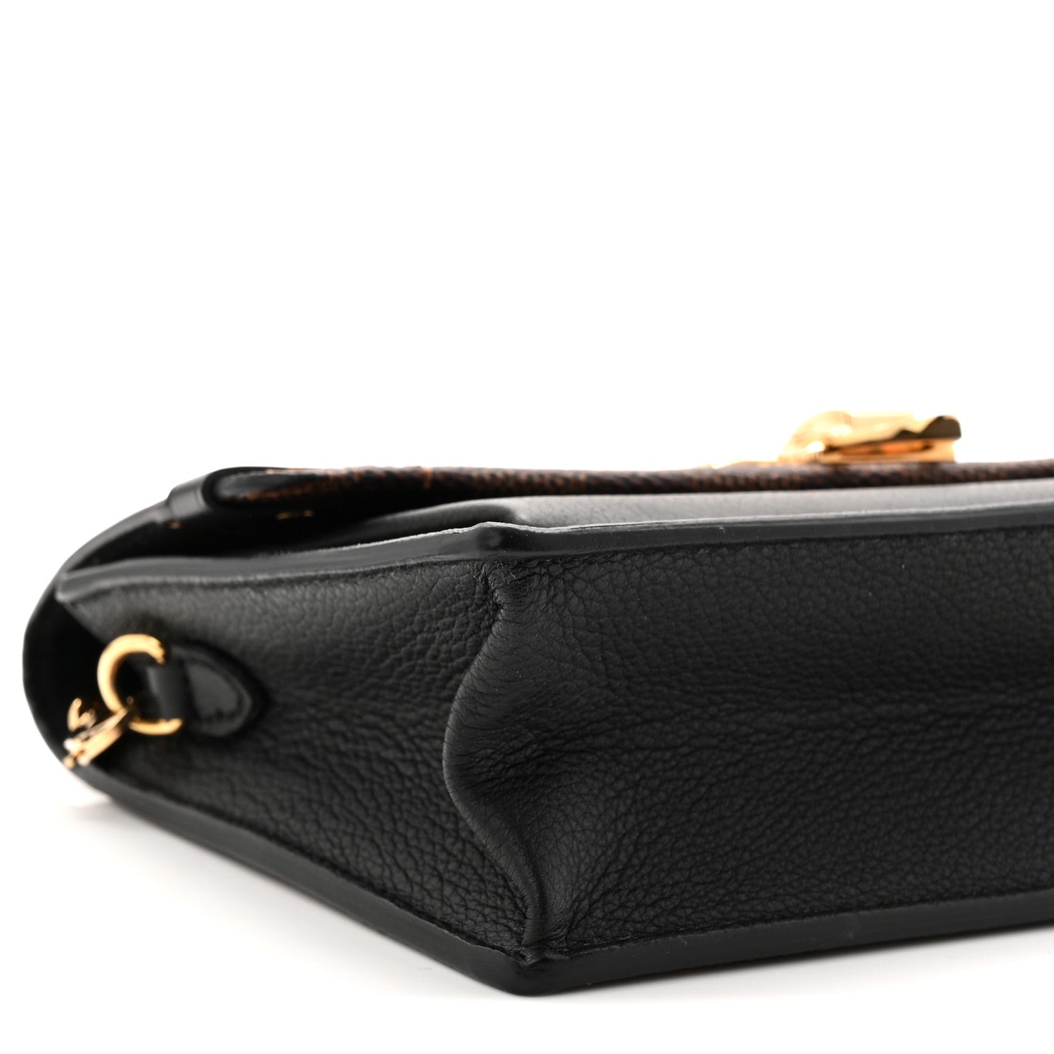 Louis Vuitton Damier Ebene Vavin Chain Wallet Black 8 of 9