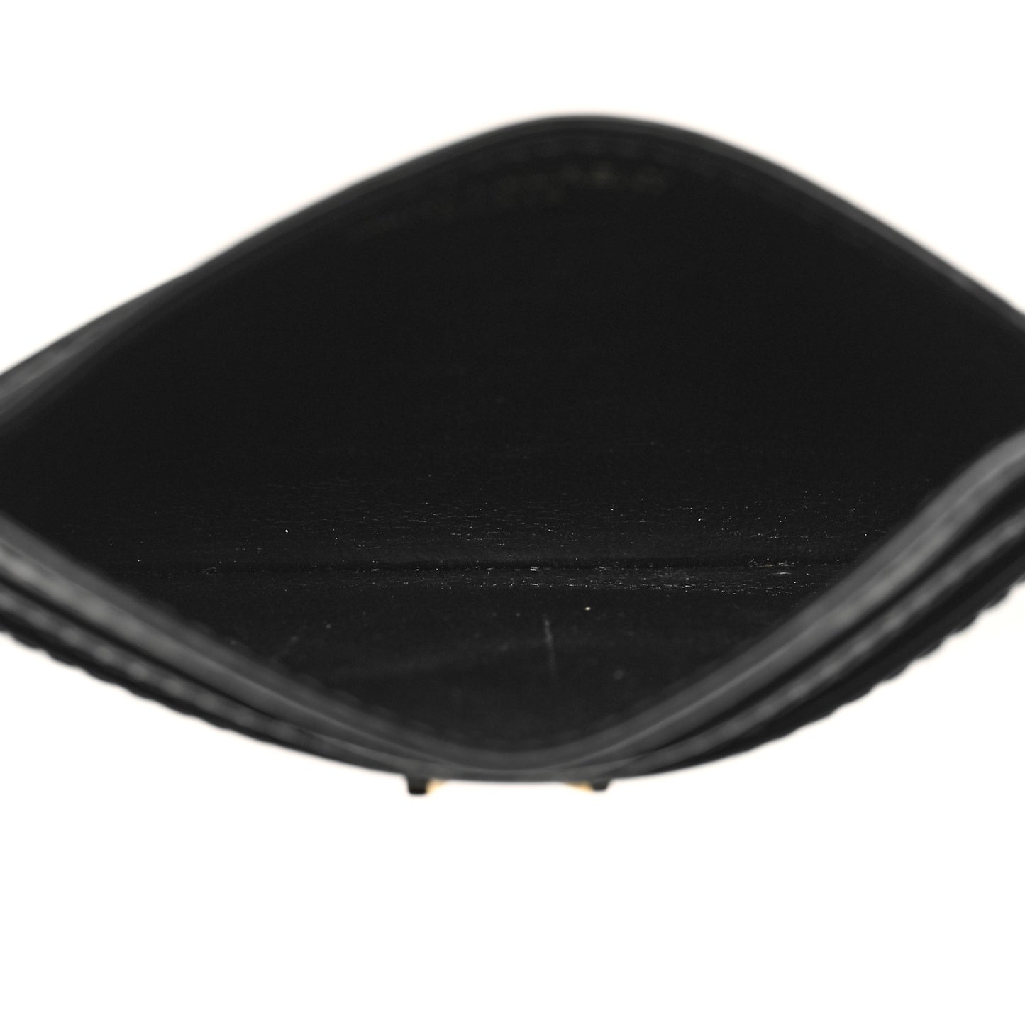 Patent Monogram Credit Card Case Tortoiseshell