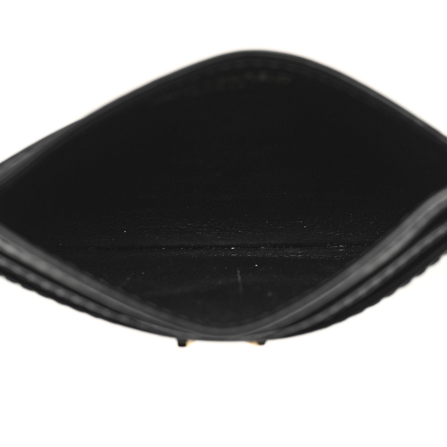 Saint Laurent Patent Monogram Credit Card Case Tortoiseshell 5 of 8