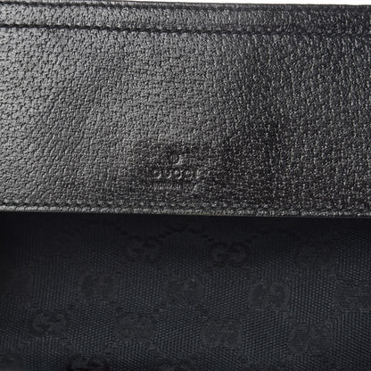 Gucci Monogram Web Belt Pouch Bag Black 8 of 10