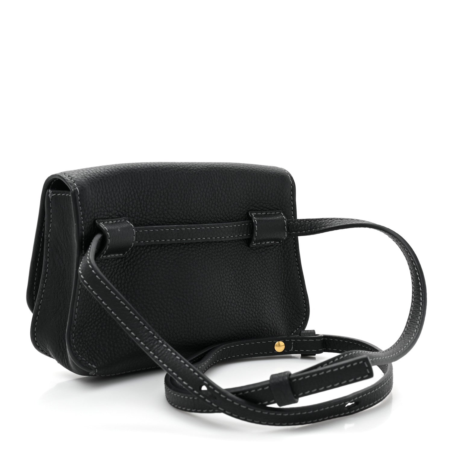 Chloe Calfskin Marcie Convertible Belt Bag Black 3 of 9