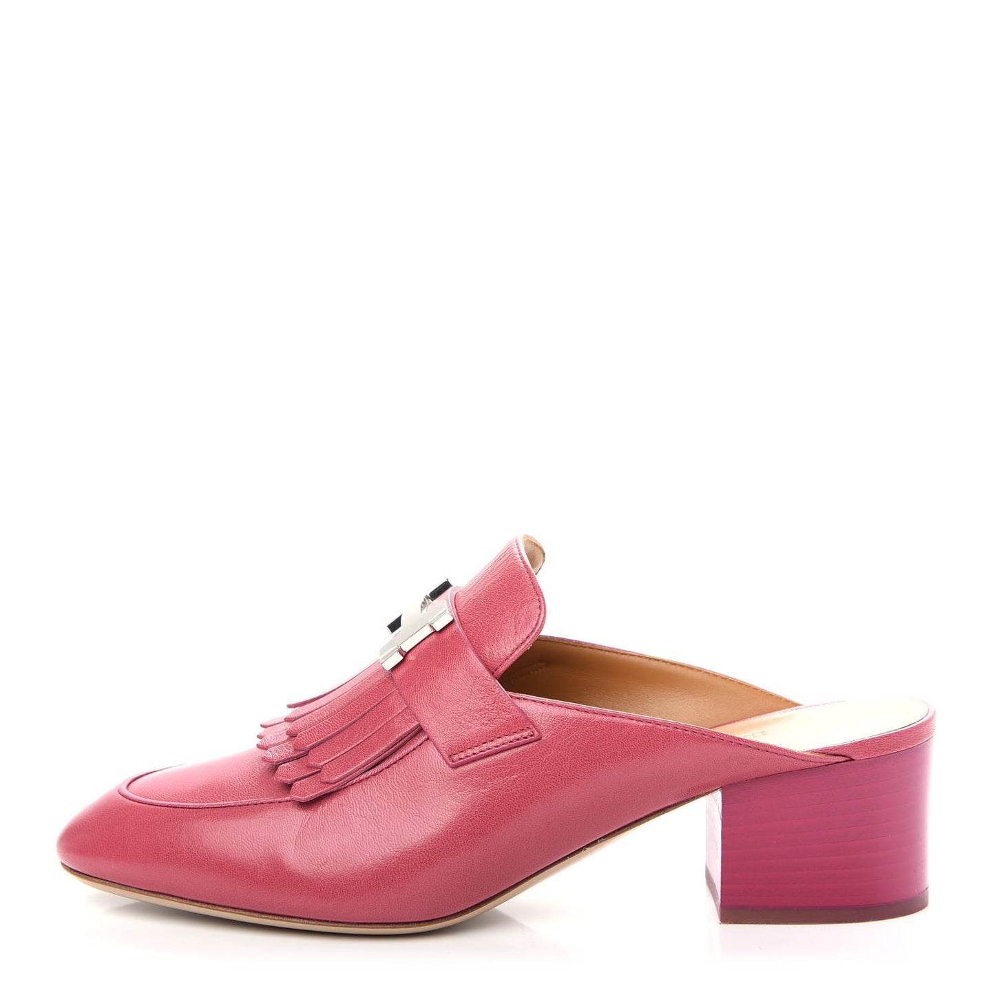Goatskin Tuileries Mules 37.5 Rouge Azalee