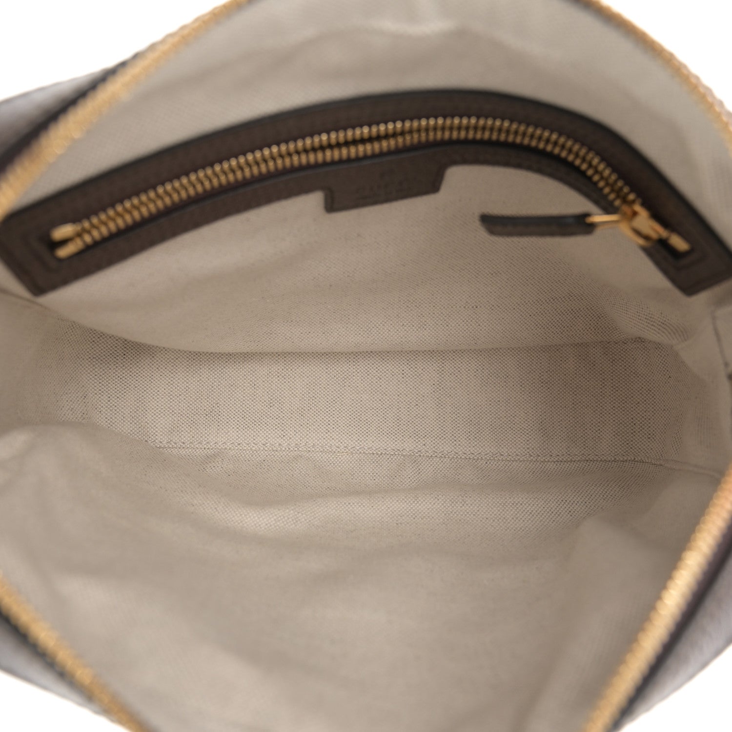 Gucci Monogram Jumbo GG Textured Dollar Calfskin Web Messenger Shoulder Bag Camel Ebony New Acero 5 of 11