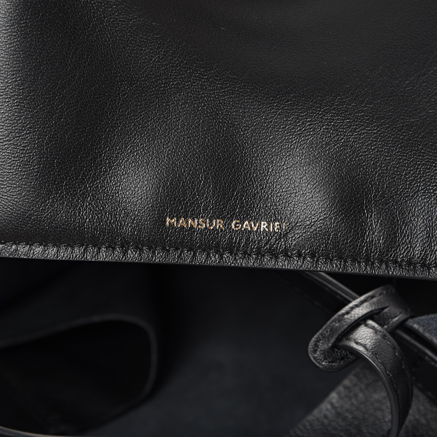 Lambskin Oversized Tote Black