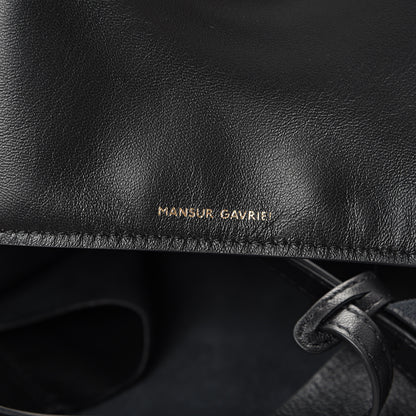 Mansur Gavriel Lambskin Oversized Tote Black 6 of 12