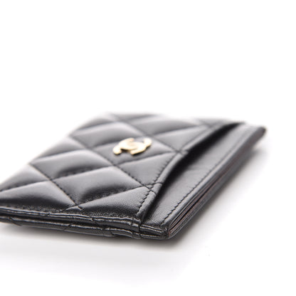 Chanel Lambskin Quilted Card Holder Black 12 of 13