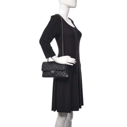 Chanel Caviar Quilted Small Double Flap Black 2 of 10