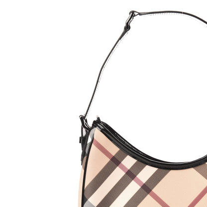 Burberry Nova Check Small Barton Hobo Black 10 of 10