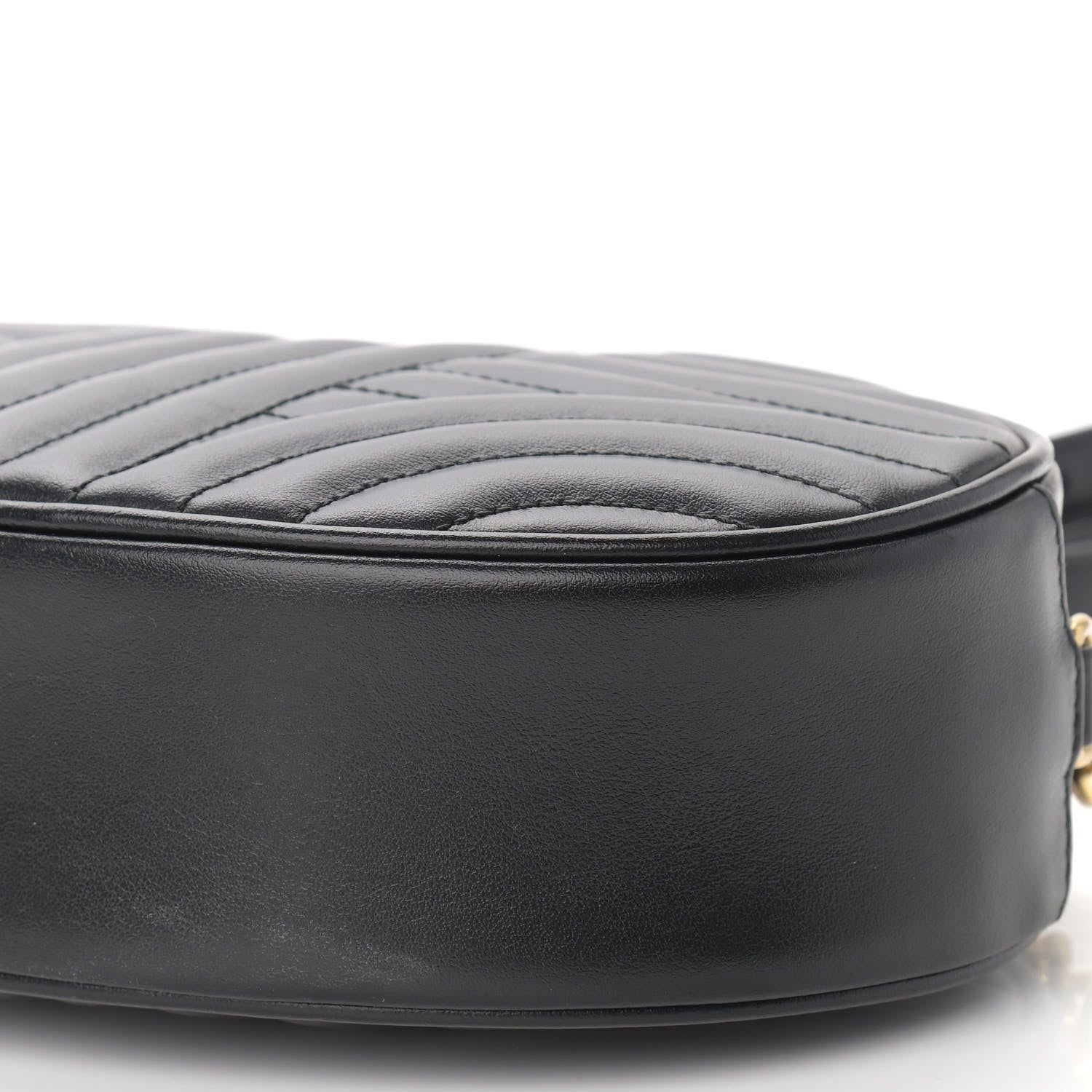 Prada Soft Calfskin Impunture Diagramme Oval Crossbody Bag Black 9 of 9