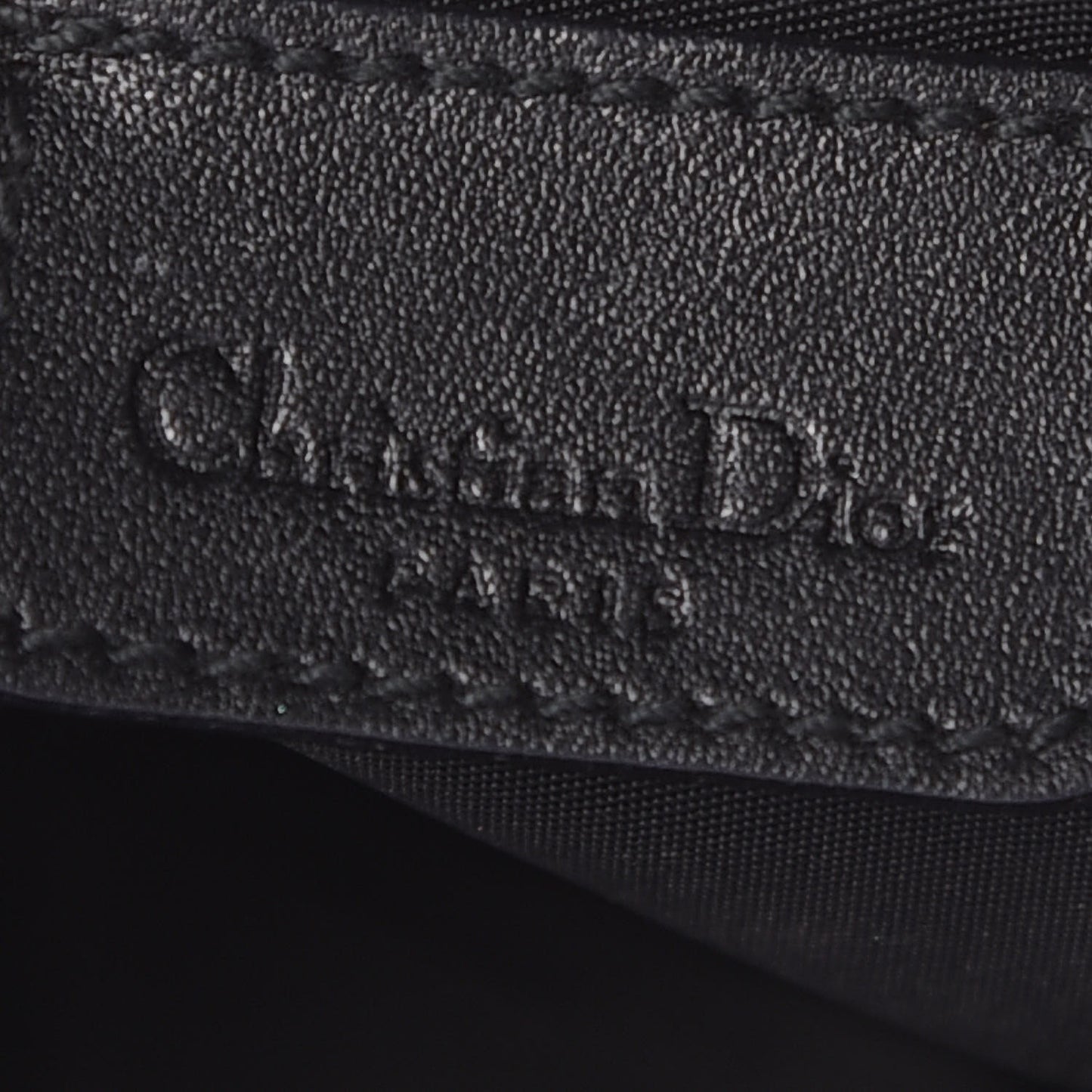 Monogram Mini Saddle Pochette Black