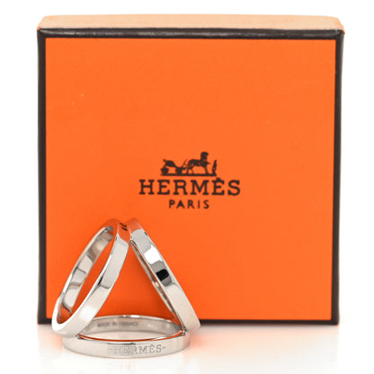 Hermes Palladium Trio Scarf Ring 5 of 5