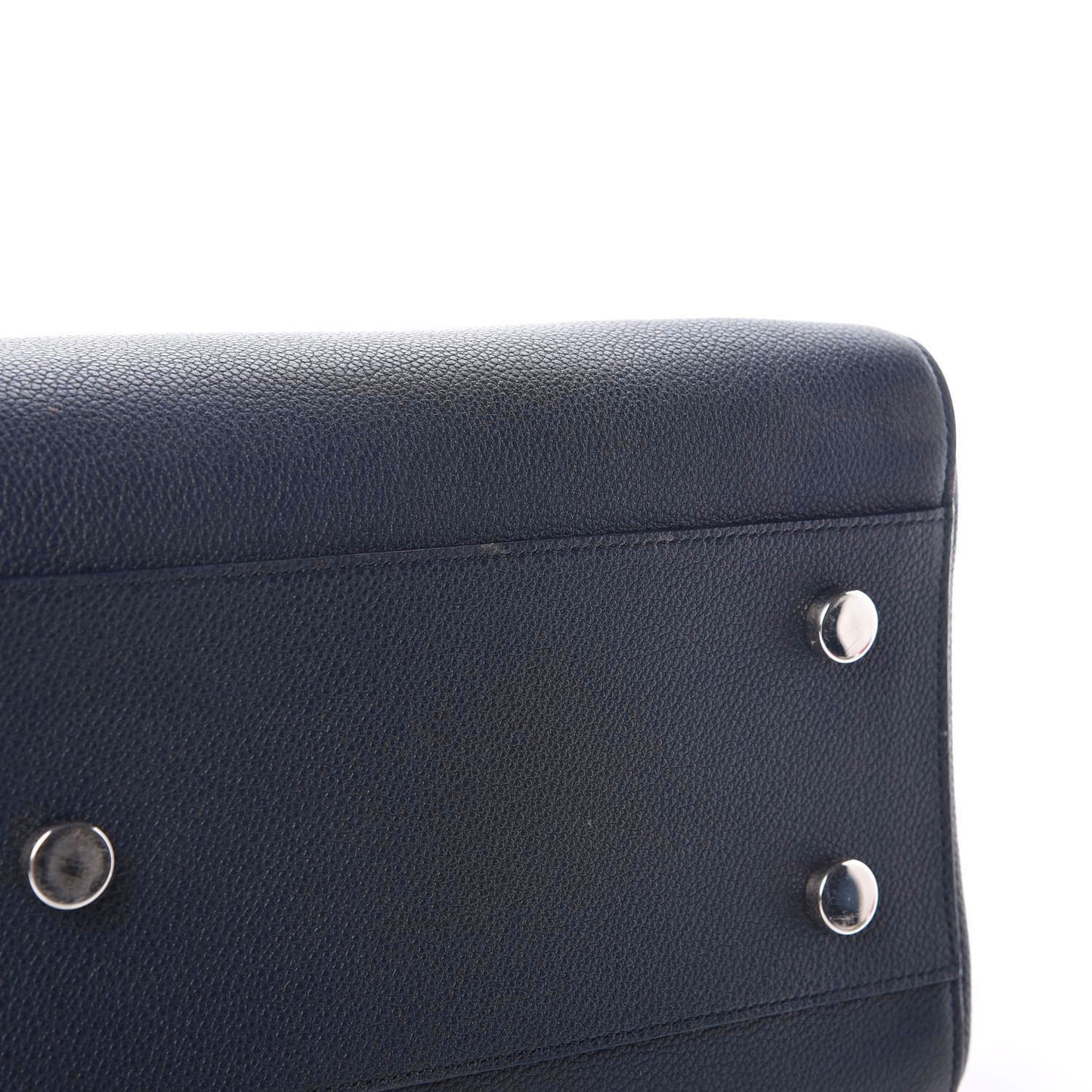 Calfskin Medium Rive Gauche Cabas Navy Blue
