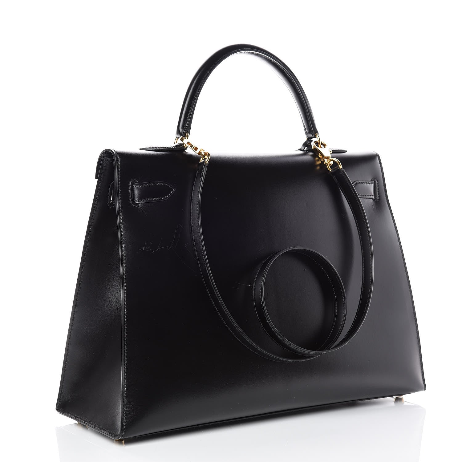 Hermes Box Kelly Sellier 35 Black 4 of 44