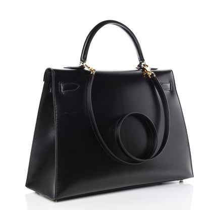 Hermes Box Kelly Sellier 35 Black 4 of 44