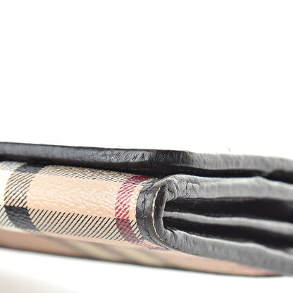 Burberry Haymarket Check Penrose Continental Wallet Chocolate 15 of 15
