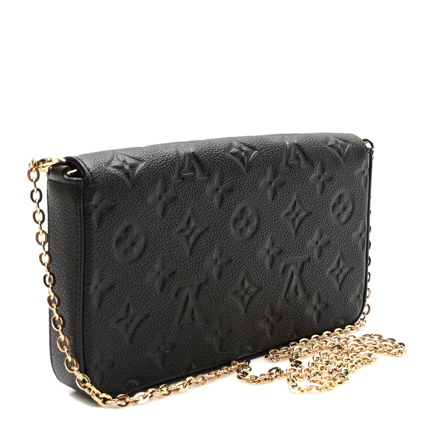 Empreinte Pochette Felicie Chain Wallet Black