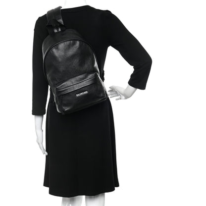 Balenciaga Grained Calfskin Small Explorer Backpack Black 3 of 10