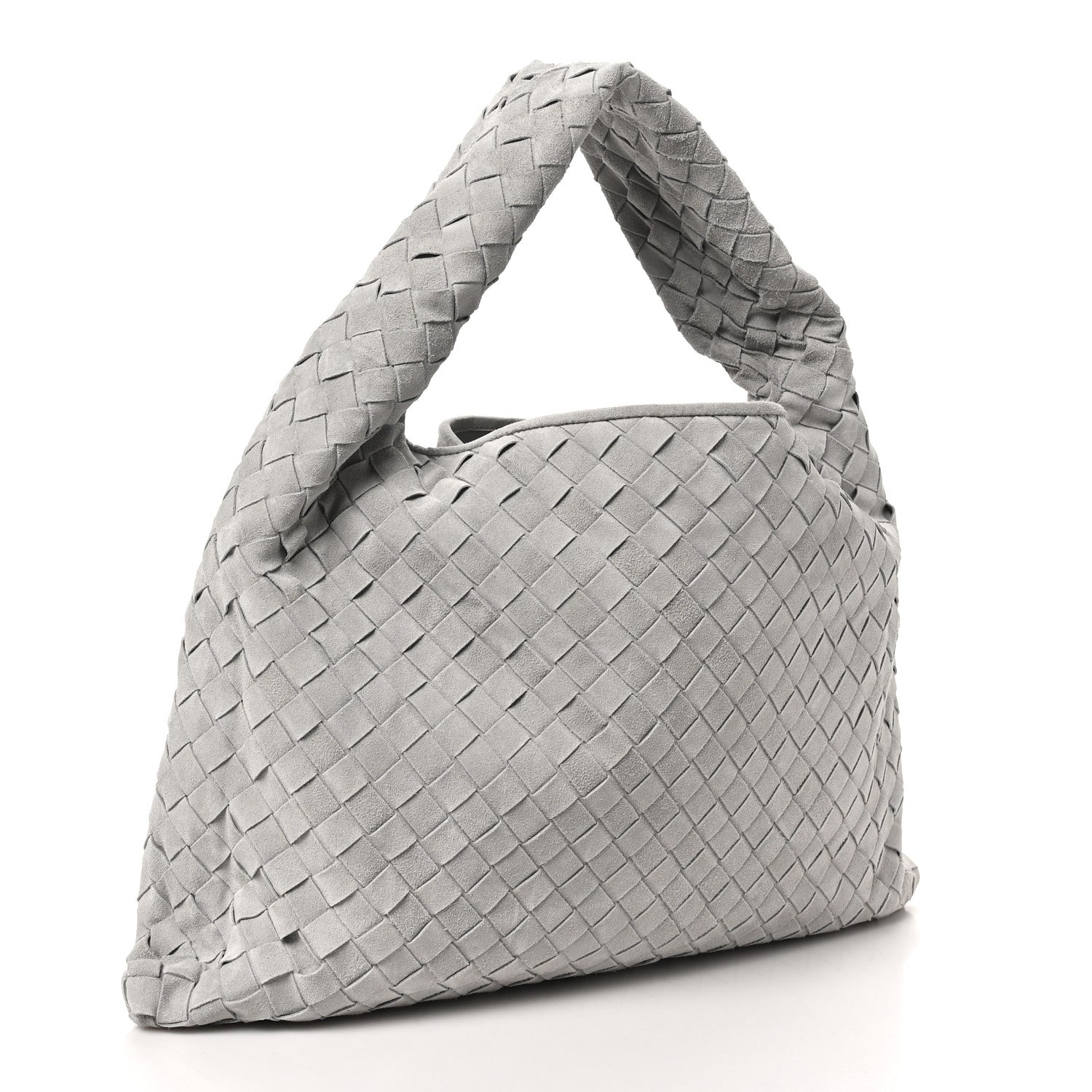 Bottega Veneta Suede Intrecciato Small Hop Sterling 3 of 9