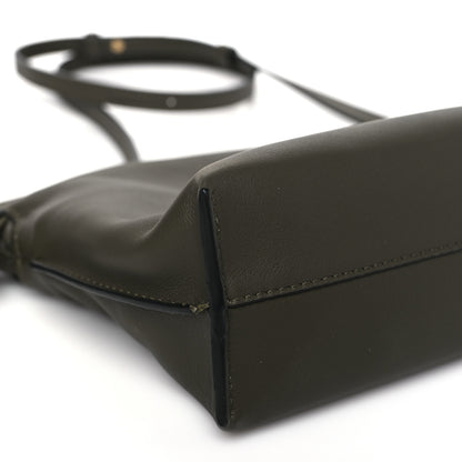 Loewe Calfskin Mini Flamenco Knot Clutch Dark Khaki 9 of 11