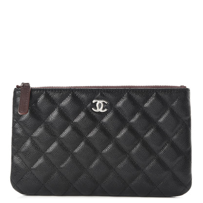 Chanel Caviar Quilted Cosmetic Case Black 1 of 11
