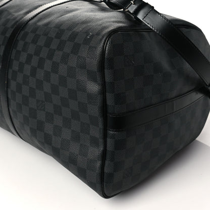 Louis Vuitton Damier Graphite Keepall Bandouliere 55 10 of 10