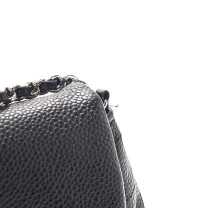 Chanel Caviar Half Moon Wallet On Chain WOC Black 12 of 13
