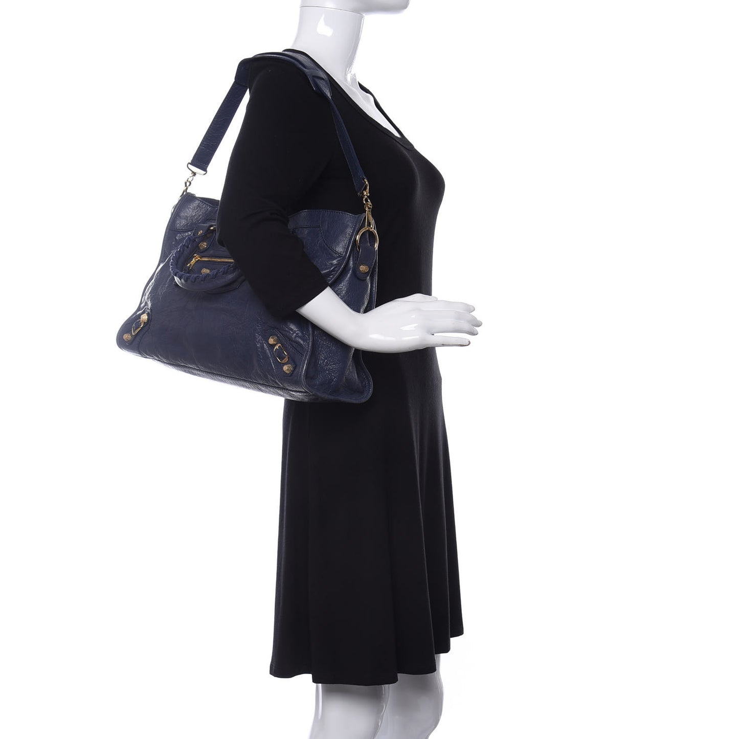 Agneau Giant 12 Gold Hardware City Gris Chartreux